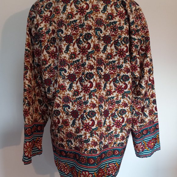 Printed Tunic top, Made in India, Rayon - Picture 4 of 7